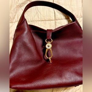 Dooney & Bourke pebble leather satchel